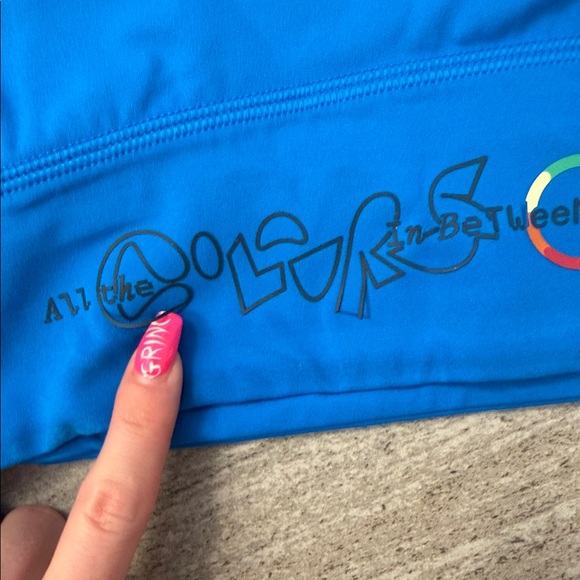 Blue One-Shoulder Top - Picture 6 of 6